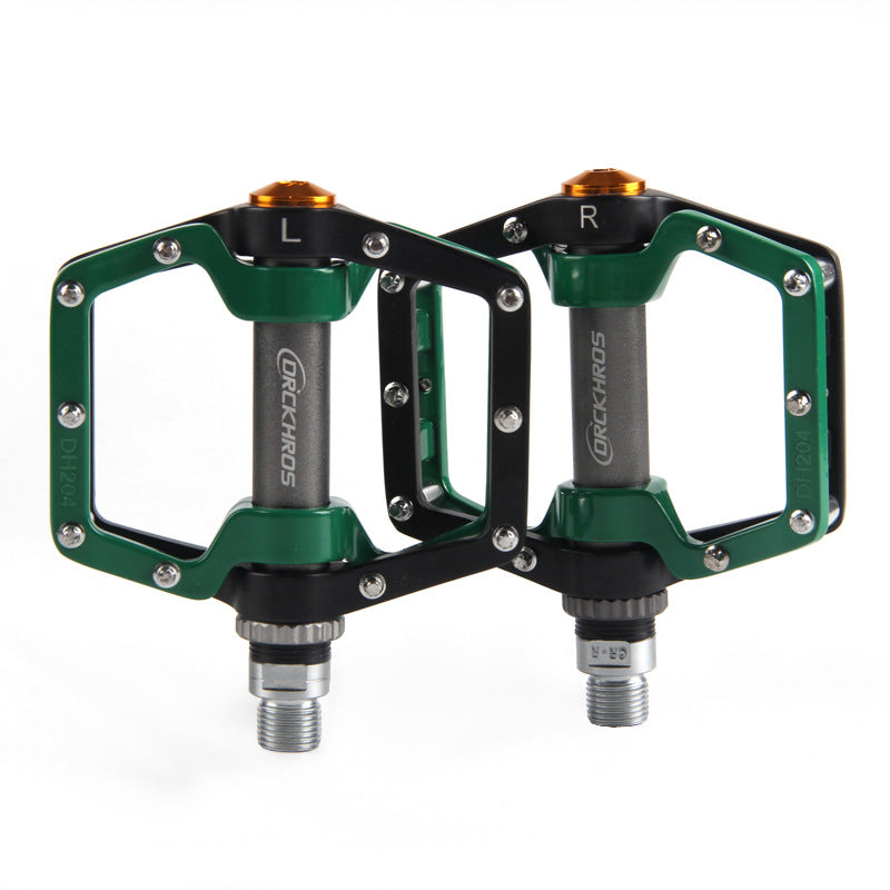 Mpeda Dead Fly Mountain Bike Bearing Pedal Ultra-Light CNC Aluminum Alloy Anti-Skid Two Peilin Pedal - Korvel