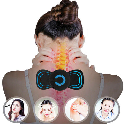 Mini Portable Electric Neck and Back Massager