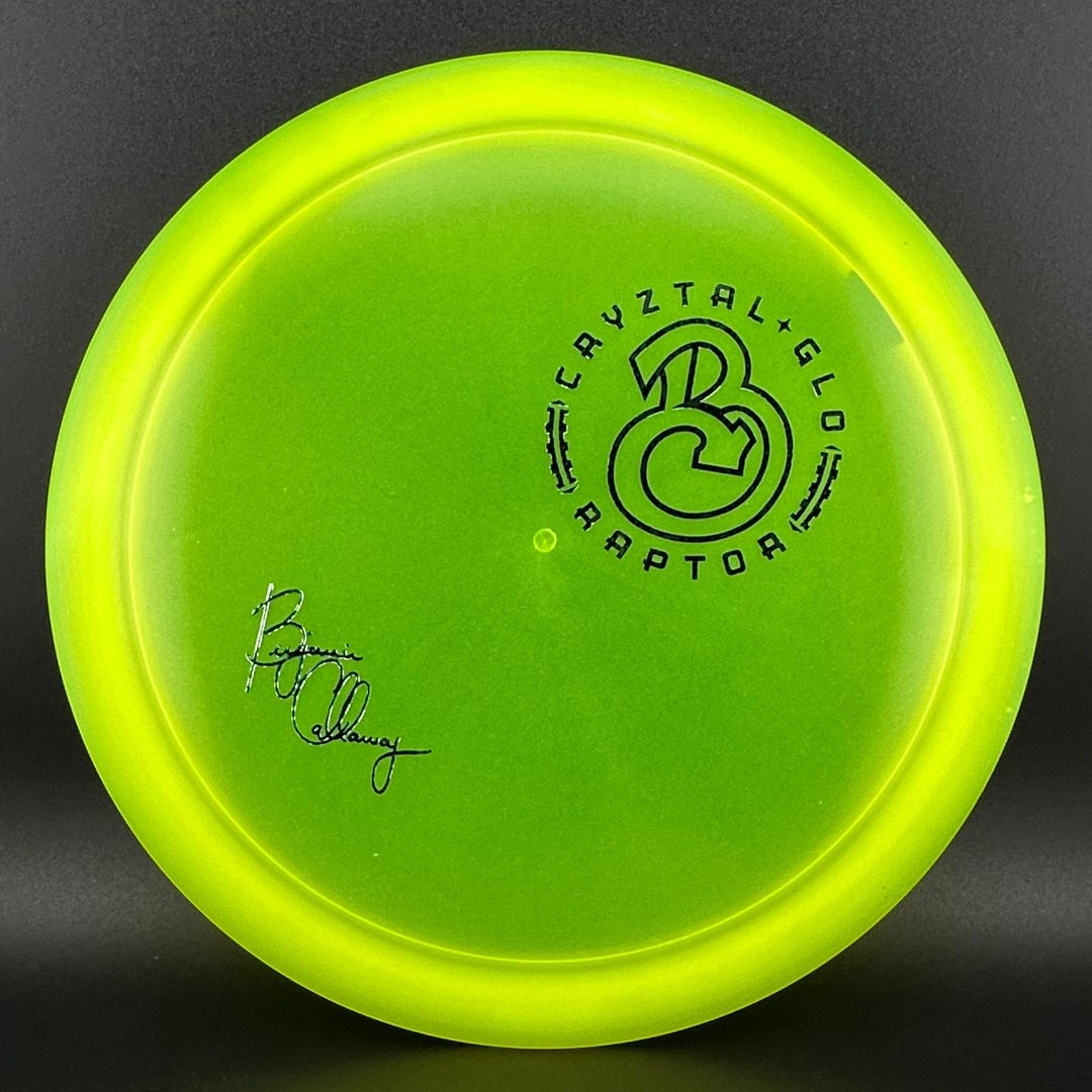 CryZtal Glo Raptor - Disco de Golf de Primera Calidad