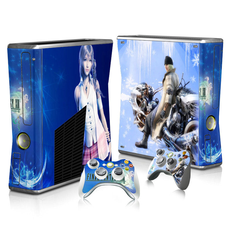 Xbox 360 Slim Full Body Color Membrane Stickers with Scratch-Resistant Protection - Korvel