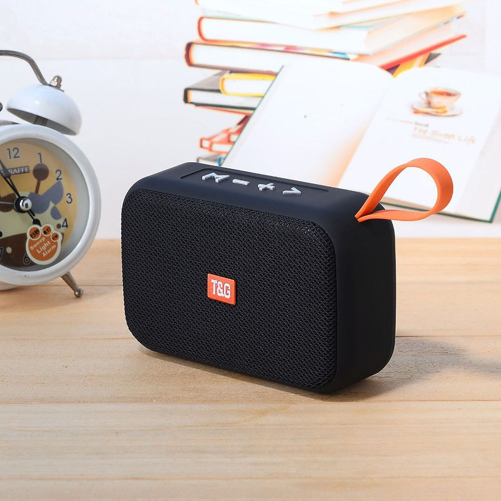 Original Brand TG506 Speakers Portable Bluetooth Speaker Wireless Soundbar Outdoor HIFI Subwoofer Support TF Card FM Radio Aux - Korvel