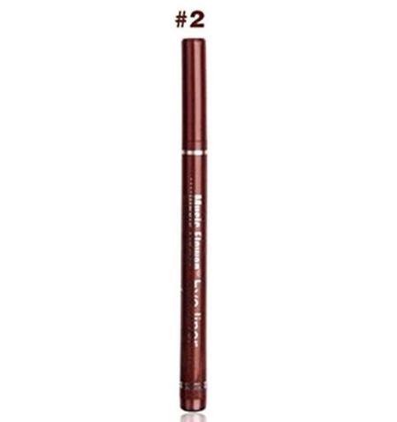 Music Flower New Makeup Cosmetic Black Eyeliner Waterproof Eye Liner Pencil Shadow KAJAL Gel Eyeliner Make up Smokey Eye - Korvel