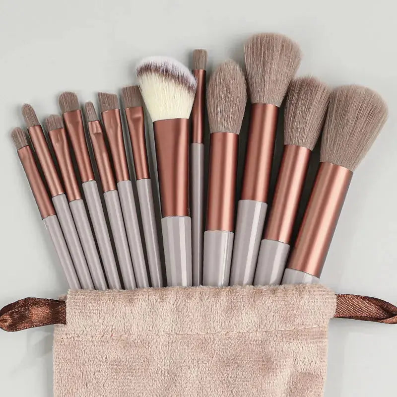 Ensemble de pinceaux de maquillage premium de 13 pièces