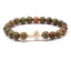 Fashion bead jewelry cross bracelet - Korvel