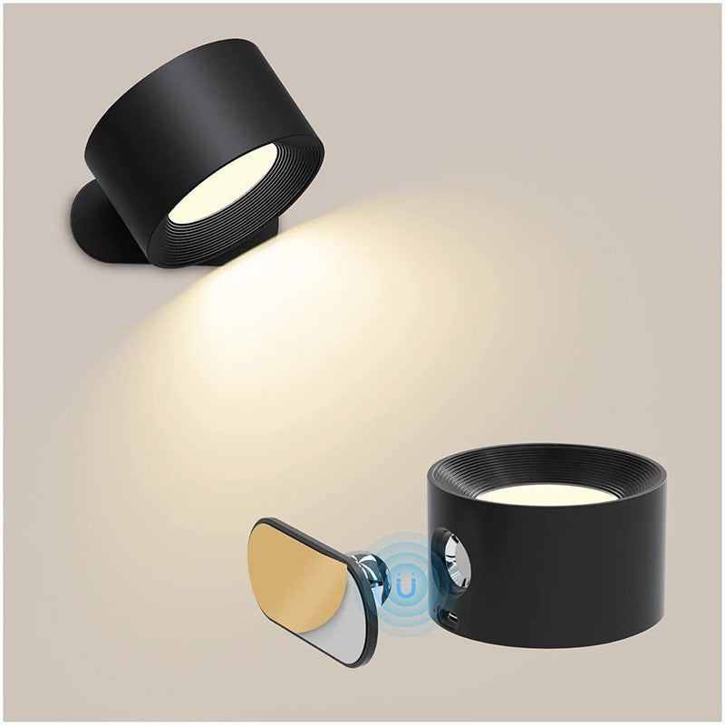Luz de lectura LED de noche con carga USB y ajuste táctil