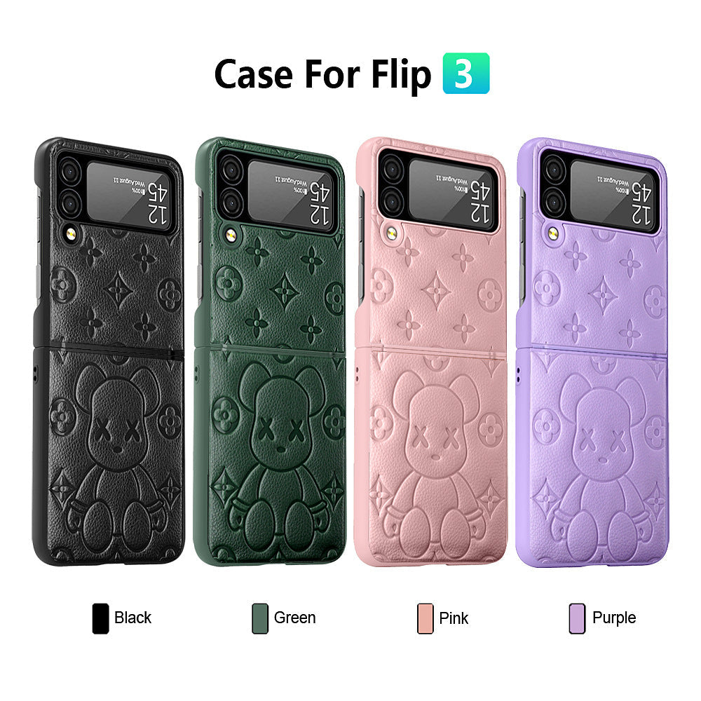 Coque en cuir premium pour Galaxy Samsung Z Flip3