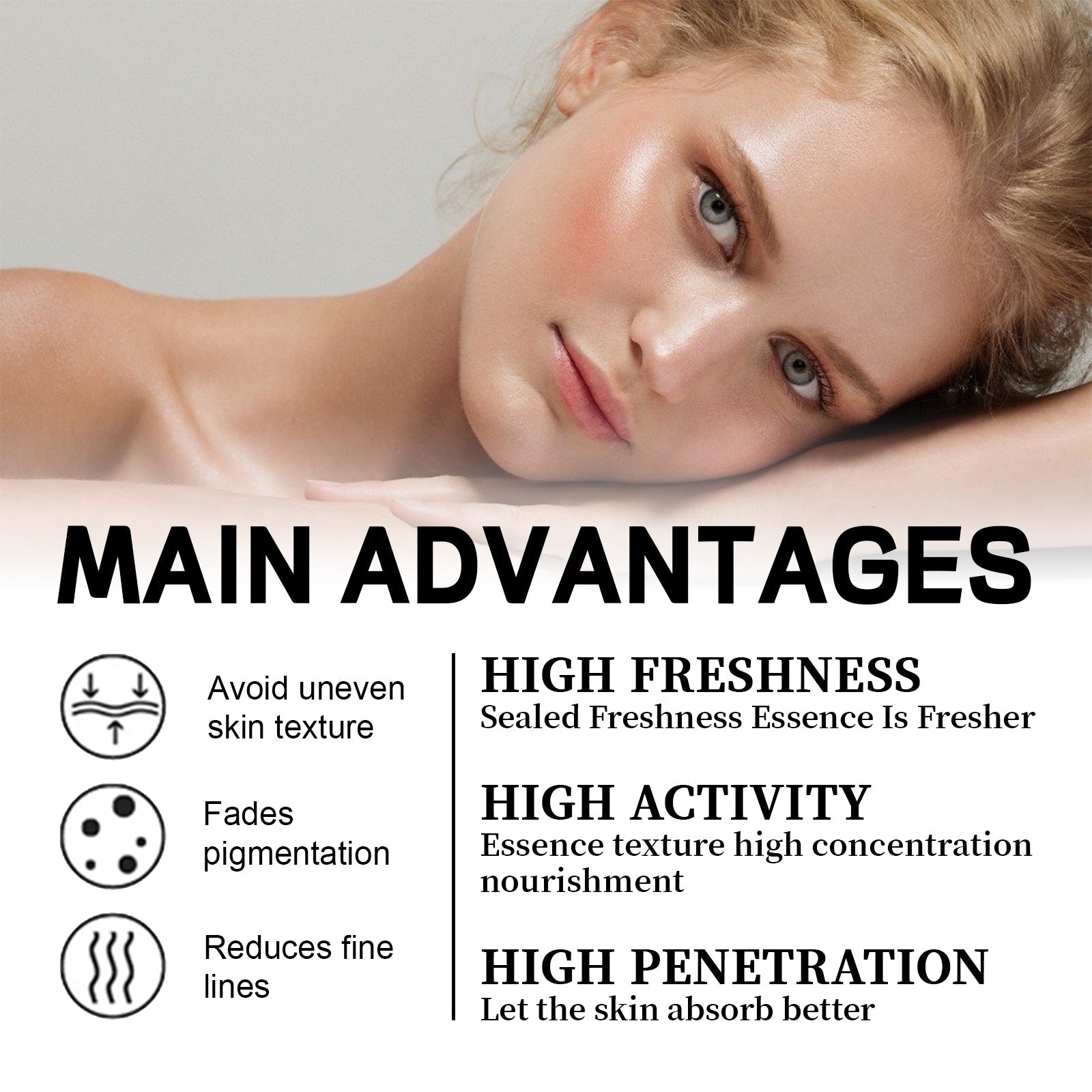 Fruit Acid Essence, Smoothing And Firming Delicate Pore Narrowing Aha Facial Serum - Korvel