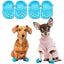 Heart Shaped Pet Dog Hole Shoes Silica Gel Wear-Resistant Breathable Slippers Dog Sandals Pet Decorations - Korvel