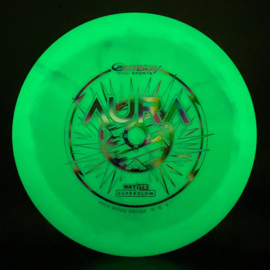 NXT Lite Superglow Aura Disc Golf Driver