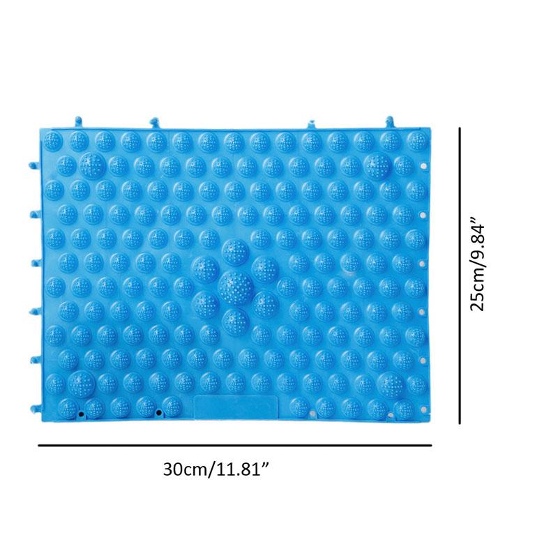 Reflexology Foot Massage Pad Toe Pressure Plate Mat Blood Circulation Shiatsu Mat - Korvel