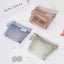 Simple three-dimensional triangle mesh coin key earphone storage bag transparent storage bag - Korvel
