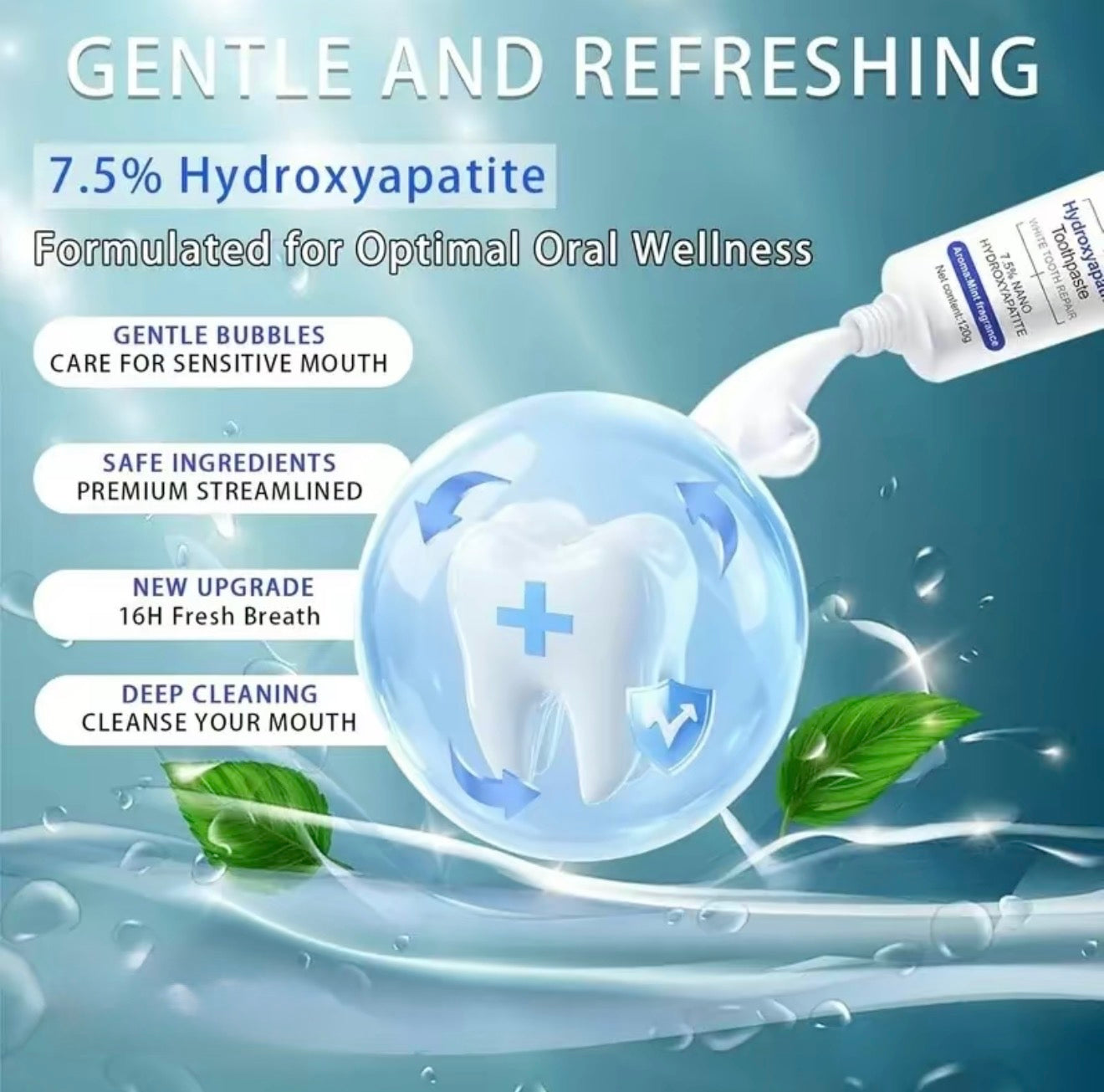 Pasta de Dientes NanoSmile Repair - Cuidado del Esmalte Sin Flúor