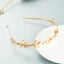 Hair Hoop Korean Version Of The Forest Fairy Flower Metal Head Hoop Korean Face Wash Headwear Photo Photo Pearl Accessories - Korvel