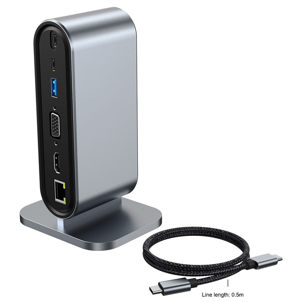 12 in one docking station Typec vertical multi interface suitable for Apple, Huawei, Mac docking stations - Korvel