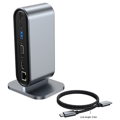 12 in one docking station Typec vertical multi interface suitable for Apple, Huawei, Mac docking stations - Korvel