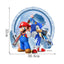 Sonic Mario Cartoon Wall Stickers for Kids' Rooms