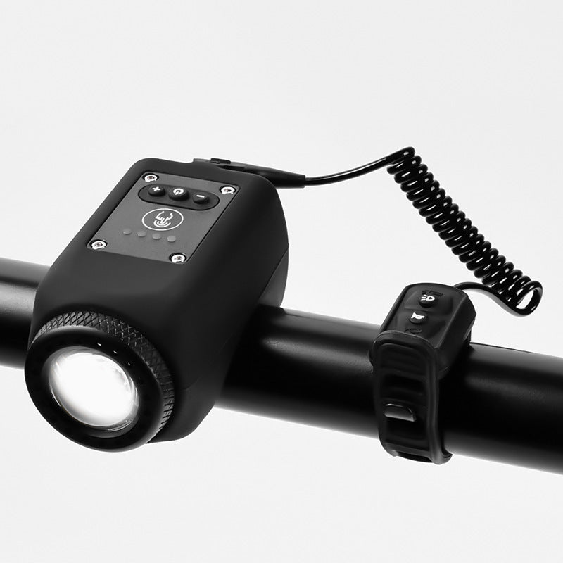 Bicycle lights, mountain road bikes, high decibel horn lights, outdoor cycling, waterproof USB charging bike riding lights - Korvel