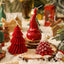 Cute Christmas Tree Candles Novelty Christmas Gifts Mini Wax Candle Red Green Scented Candles for Home Decor - Korvel