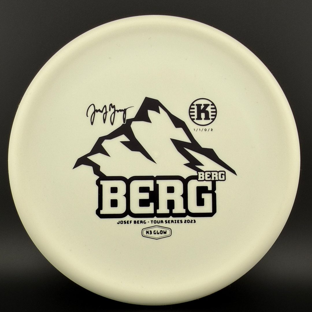 K3 Glow Berg - Josef Berg 2023 Tour Series Disc Golf Disc