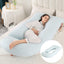 J-Shaped Pregnancy Pillow for Side Sleepers