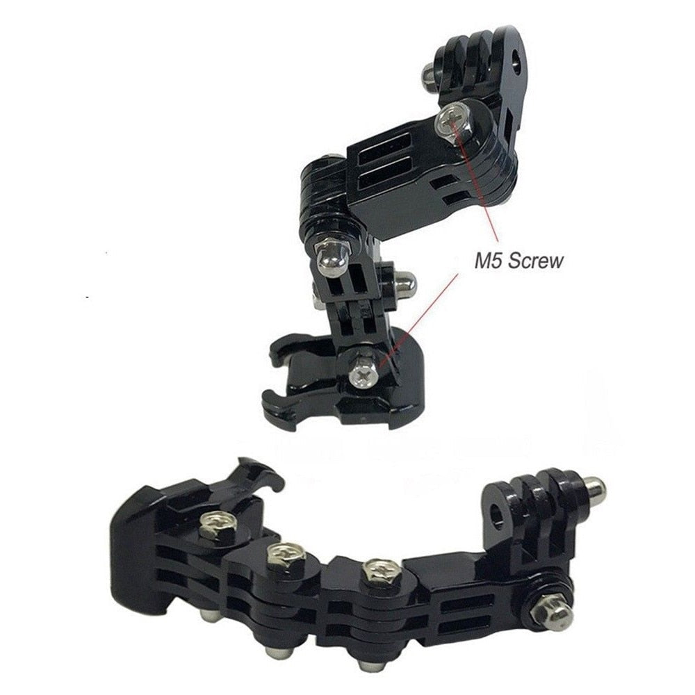 Motorcycle Helmet Mount Curved Adhesive Arm For Xiaomi yi 4K Gopro Hero 8 7 6 5 4 SJCAM sj4000 Eken H9 Action Camera Accessories - Korvel