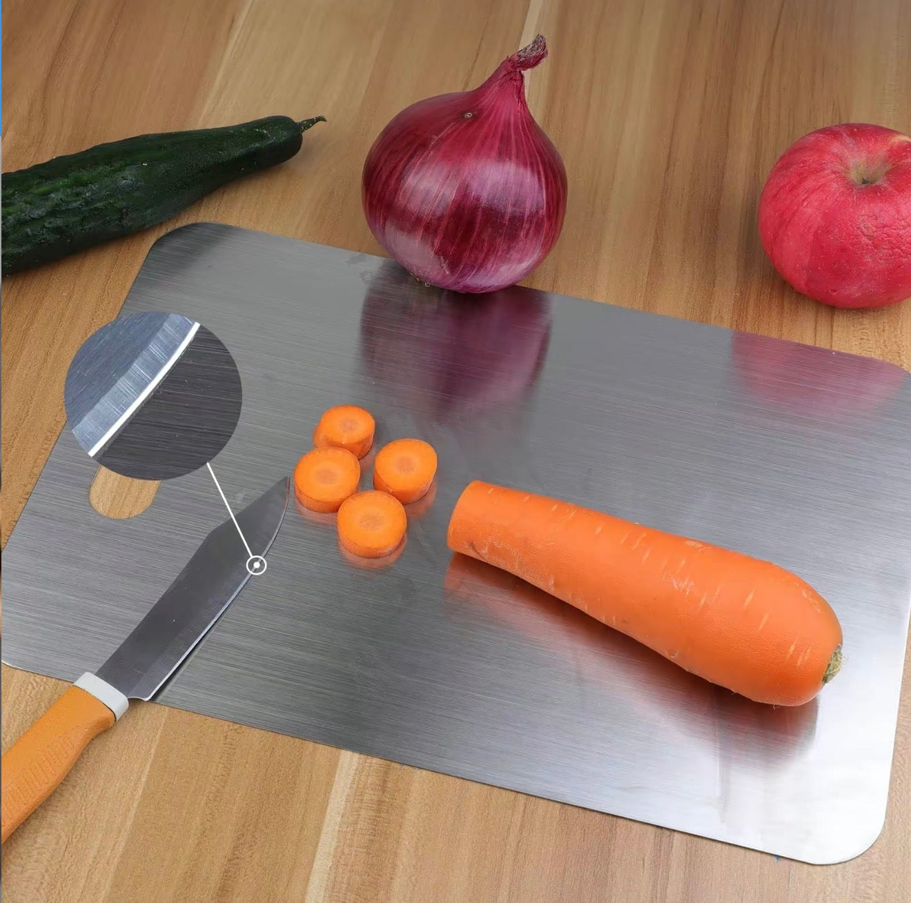 ChopLuxe Stainless Cutting Board