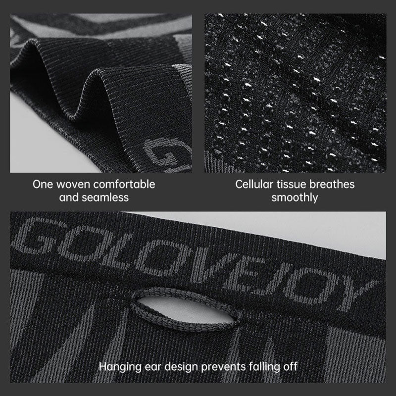 Outdoor sports warm riding mask men's cycling breathable hanging ear scarf windproof neck cover neck guard - Korvel