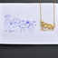 Collar con Colgante de Arte Infantil Personalizado