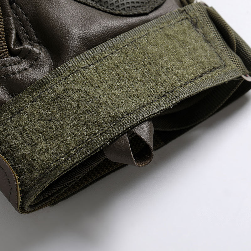Tactical half-finger gloves men's soft shell protective microfiber special forces military fans sports cycling outdoor - Korvel