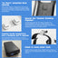 Semiconductor cooling clothing, back pad, outdoor construction air conditioner, waterproof - Korvel
