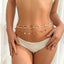 Elegant Multi-Layer Waist Chain with Rice Beads and Sequins