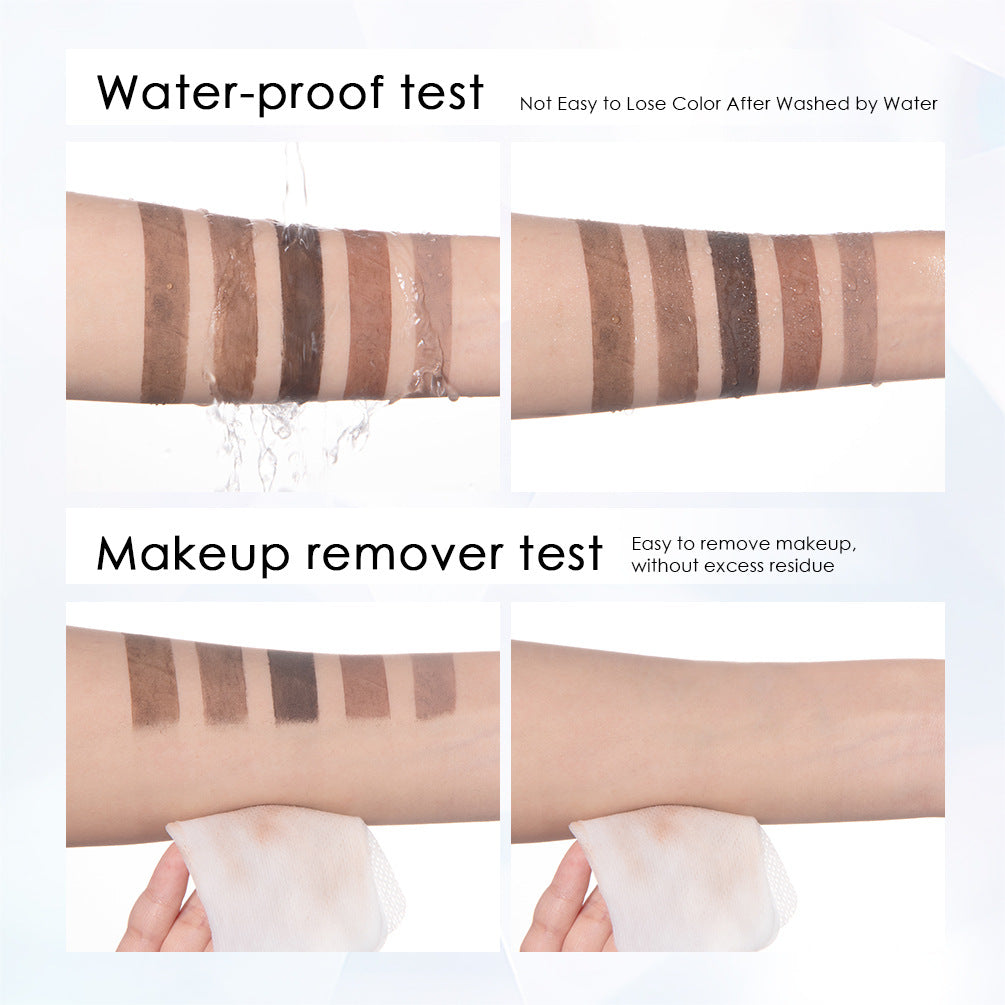 Crema para teñir cejas tridimensional QIBEST - Impermeable y de larga duración