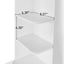 Makeup Vanity Desk With LED Lighted Mirror ,Dressing Table Set With 2 Large Drawers 10 LED Light ,White Color - Korvel