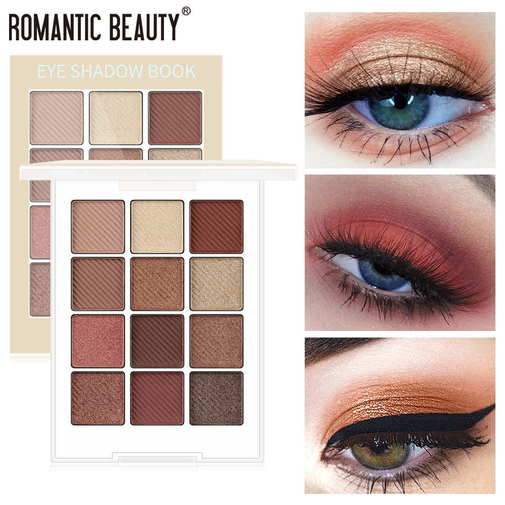 Romantic Beauty 12-Color Eye Shadow Palette