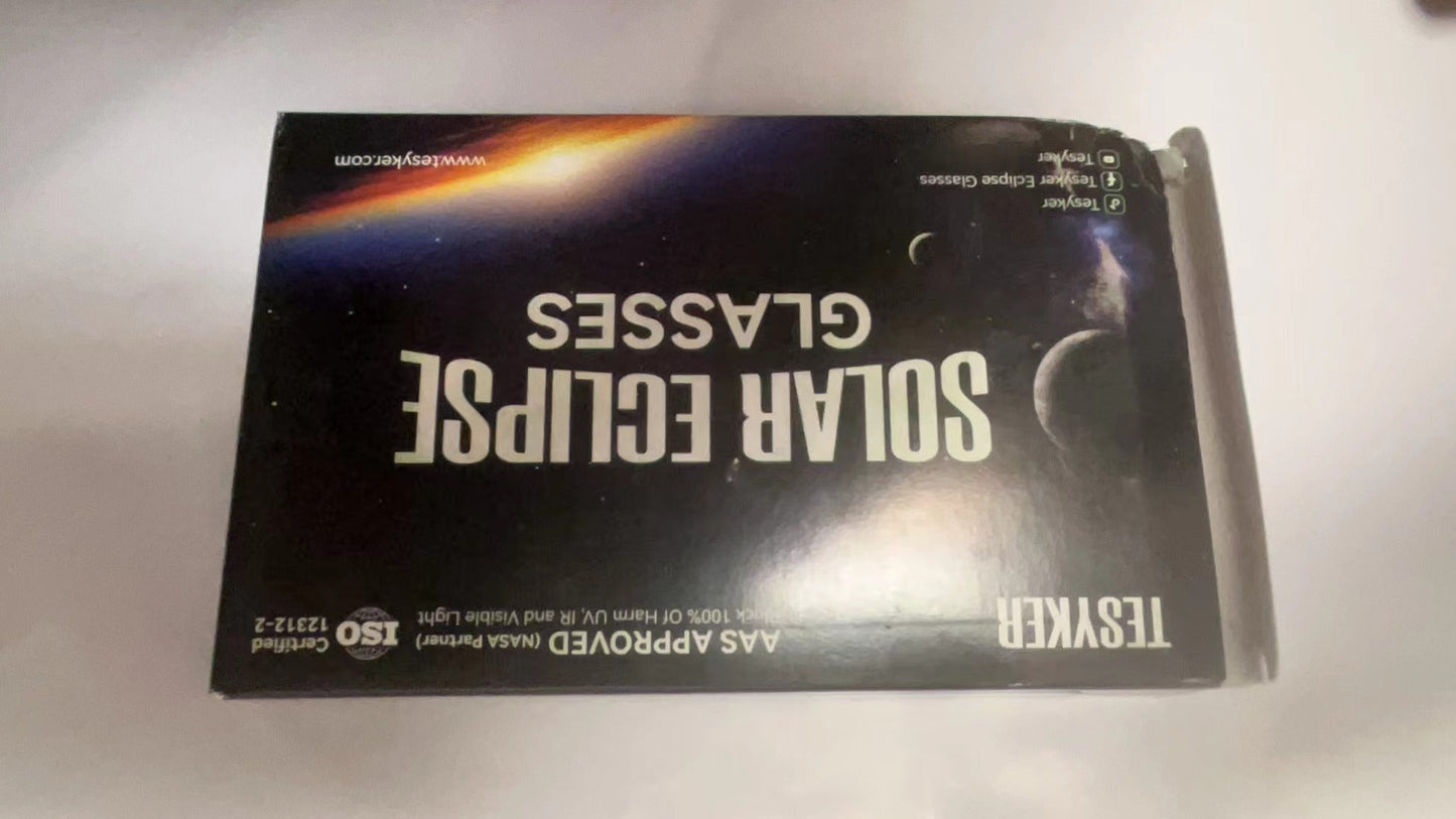 10 Pack Solar Eclipse Glasses - ISO Certified Safe Viewing