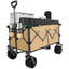 Collapsible Folding Wagon Push Pull Foldable Beach Wagon Cart - Korvel