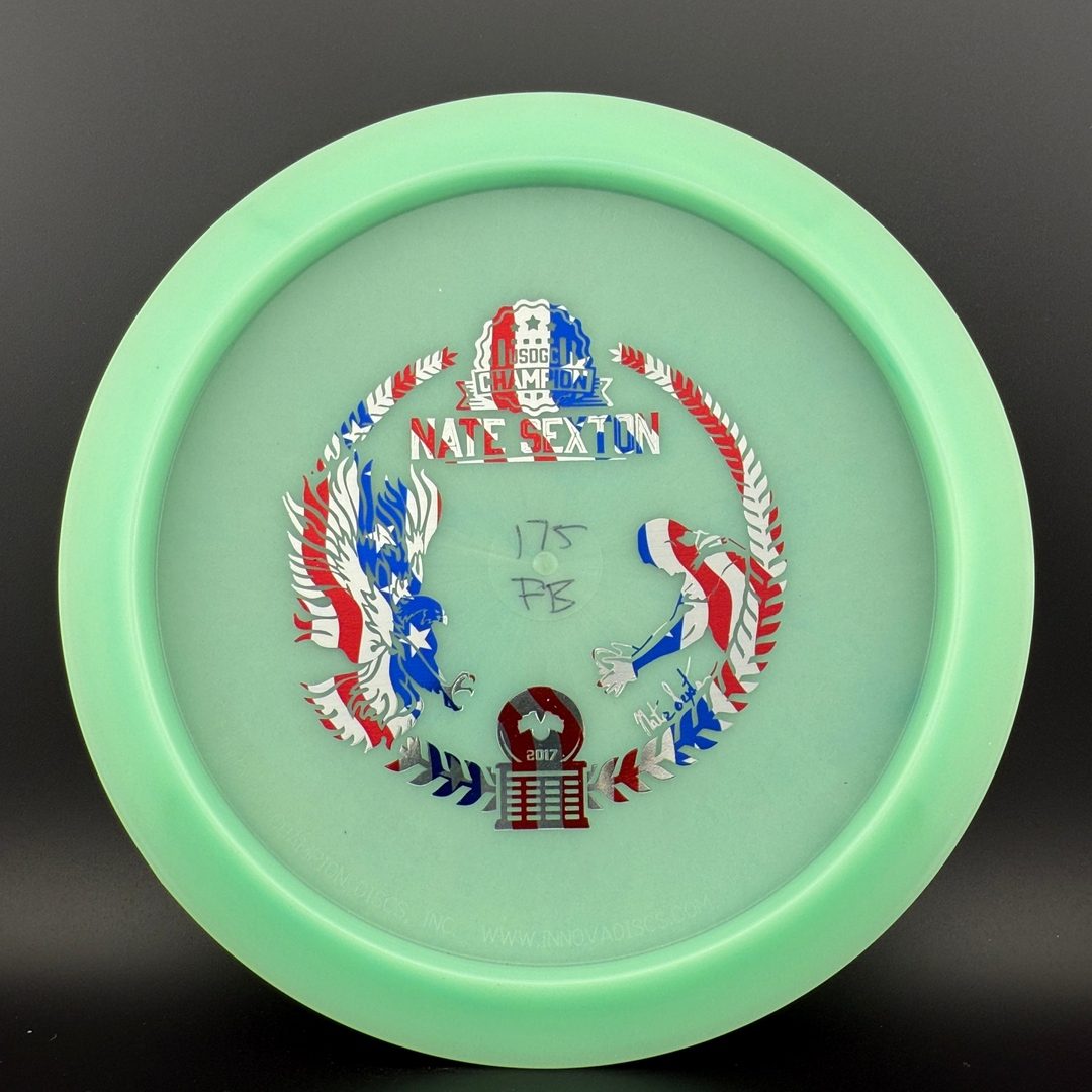 2017 Glow Champion Firebird - Nate Sexton Bottom Stamp