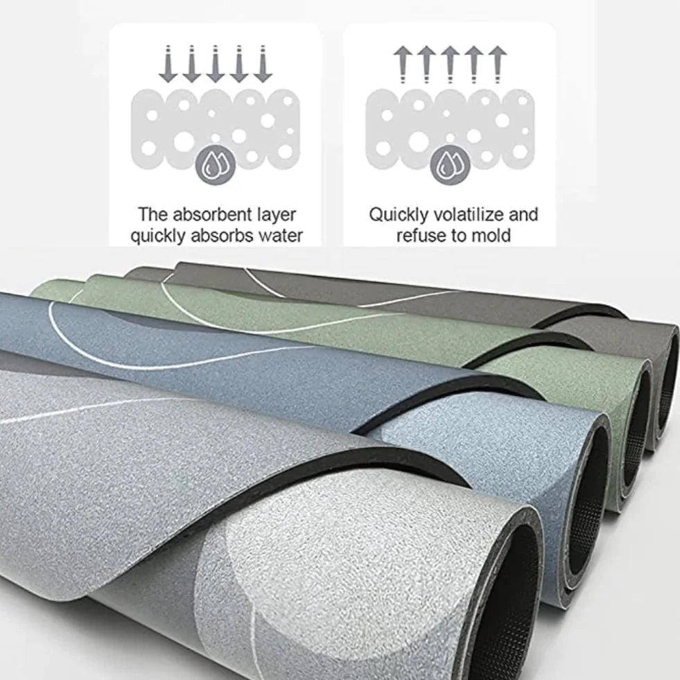 Premium Water-Absorbent Bathroom Mat
