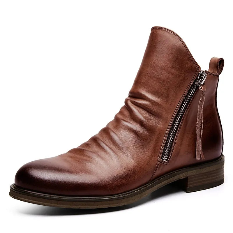 Bottes Martin en cuir premium pour hommes