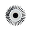 Solid Round Barrel Nylon Bristle Hair Brush