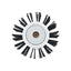 Solid Round Barrel Nylon Bristle Hair Brush