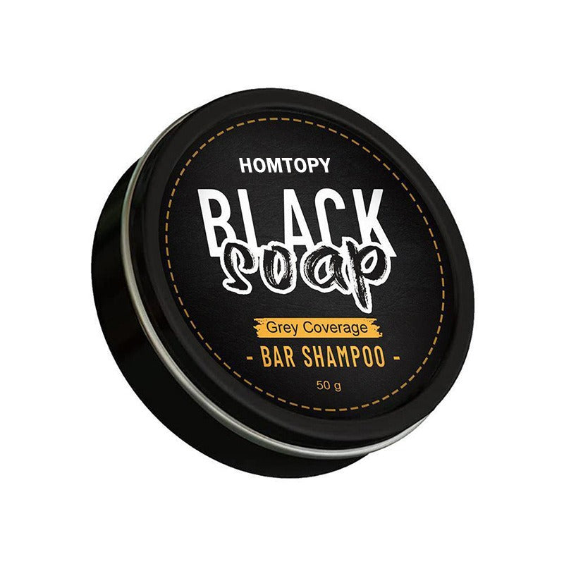 Men's shampoo soap, white hair soap, turn black hair into smooth and smooth essential oil soap, cleansing soap - Korvel