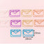 10 pcs/pack cute Cactus star Ice Cream Mini Paper Clips Kawaii Stationery Metal Clear Binder Clips Photos Tickets Notes Letter - Korvel