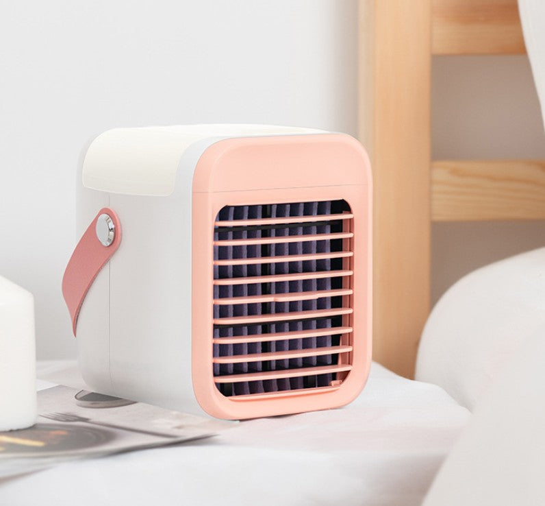 New portable water cooling fan Mini home desktop air conditioner fan USB charging cooling fan - Korvel