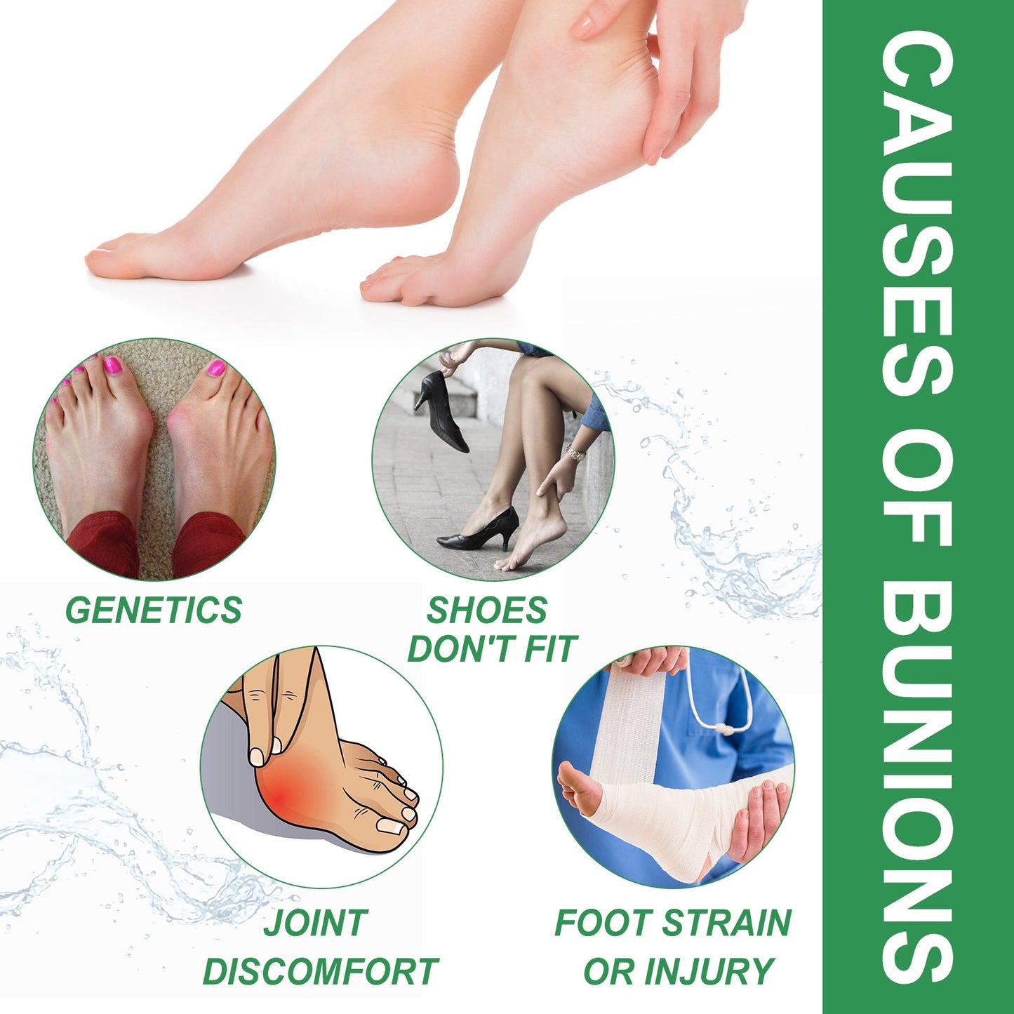Bunion Relief Patch Corrects Thumb And Foot Joint Valgus And Relieves Swelling And Pain Foot Care Patch - Korvel