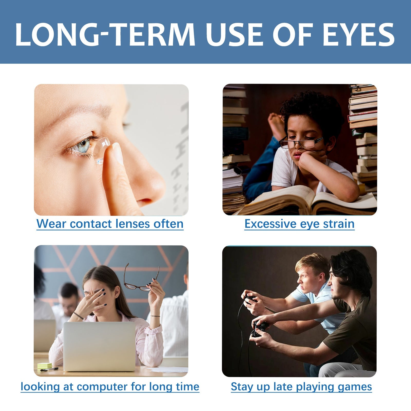 Myopia Reversal Eye Drops, Relieve Eye Discomfort Repair Eye Fatigue And Dry Eye Moisturizing Lotion - Korvel