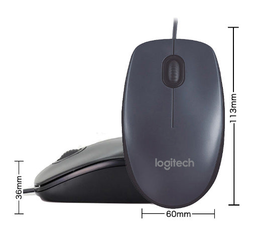 Logitech M91P Enterprise USB Office Mouse, Computer Gaming Wired Mouse - Korvel
