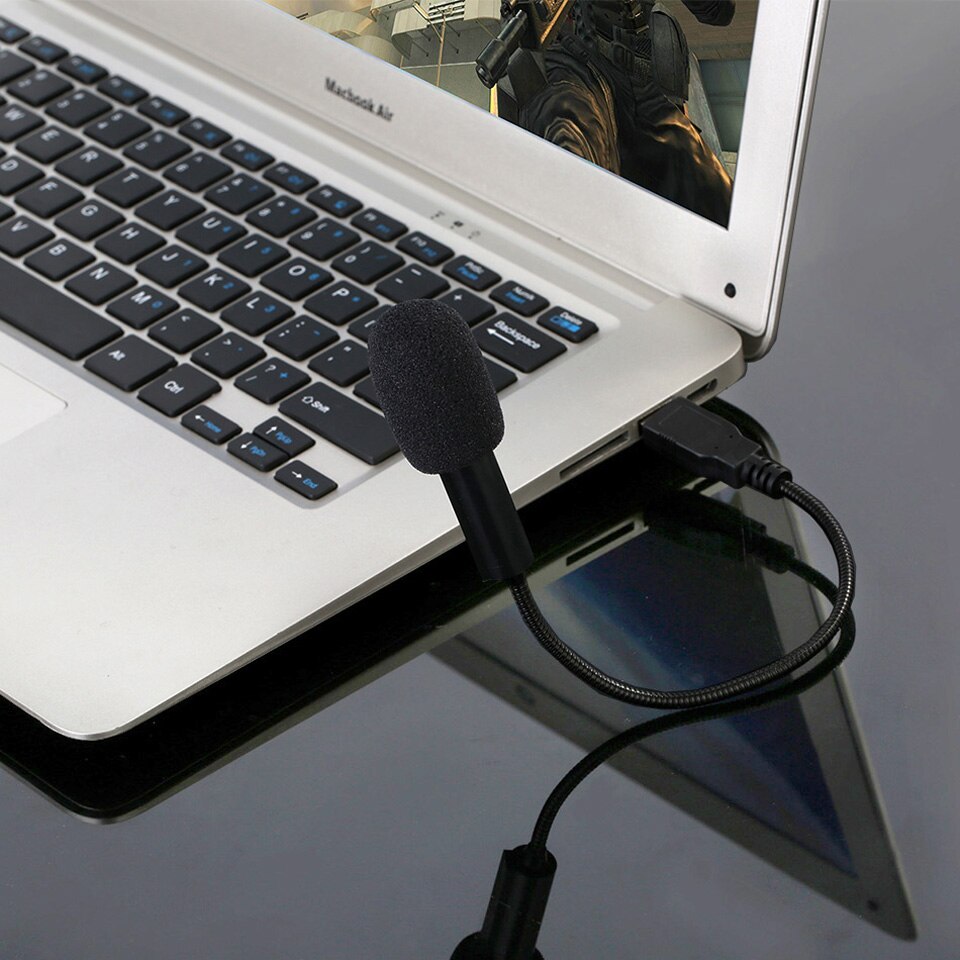 Mini Video Light Conference Live Streaming Kit Webcam Vlog Photography Fill Lamp Selfie Adjustable Portable LED Luz Microphone - Korvel