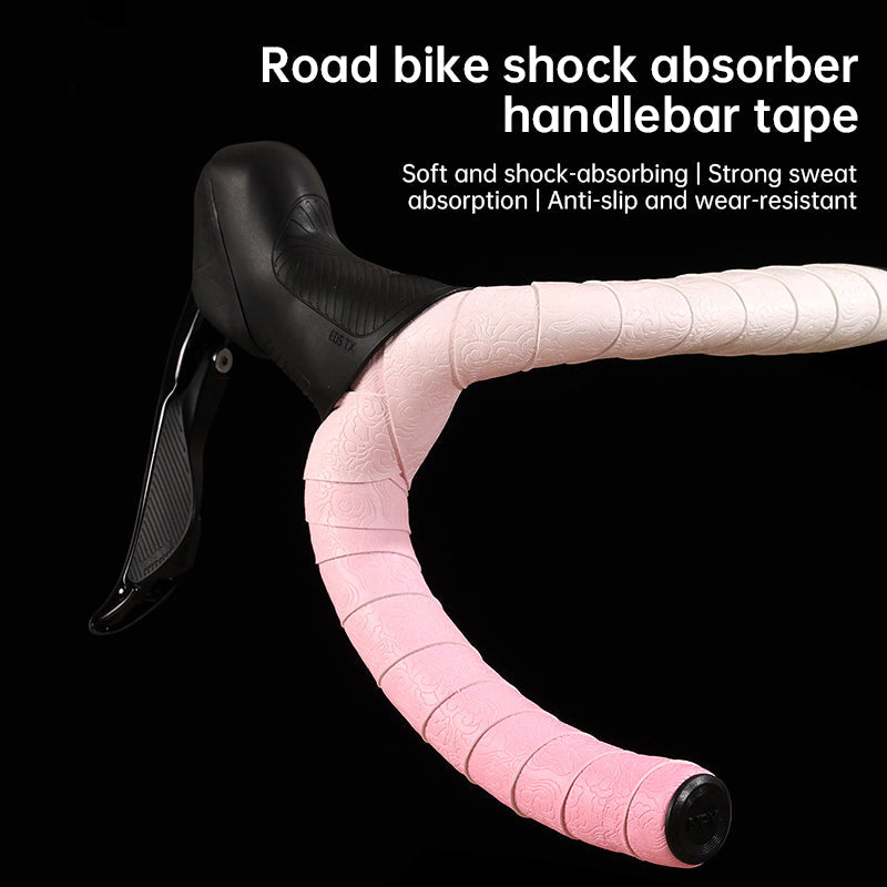 Premium Road Bike Handlebar Tape - Gradient Cloud Design