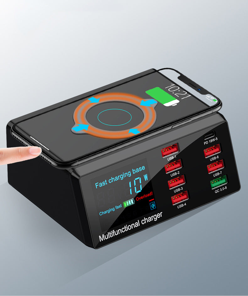 Multi-Function 100W Fast Charging USB Wireless Charger